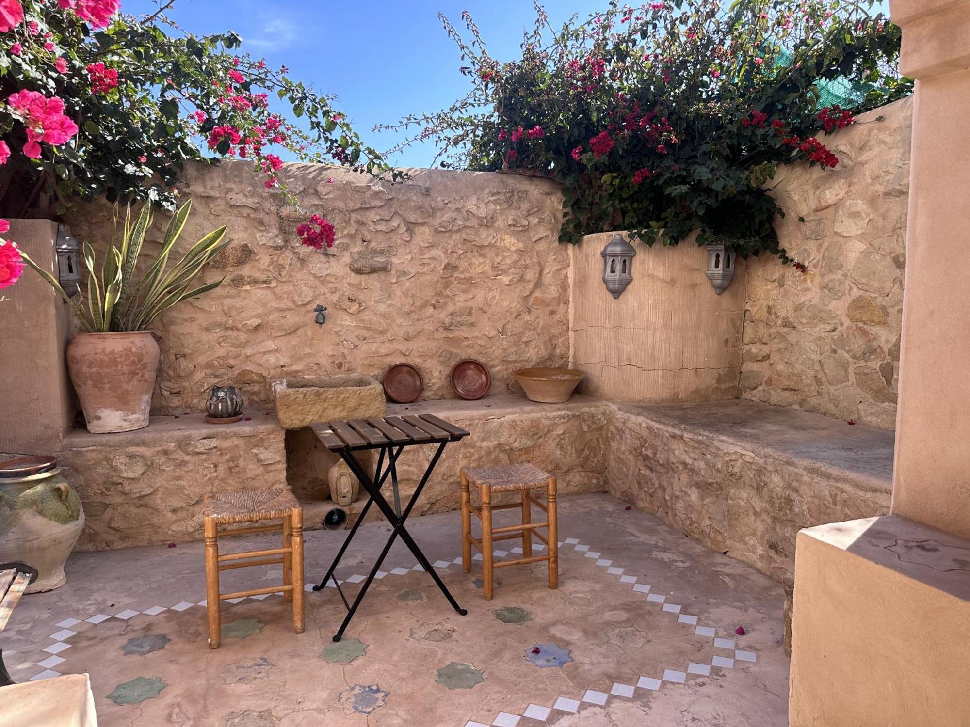 Casa Con Vistas Al Mar Y Patio De Buganvillas Aigues Eksteriør billede